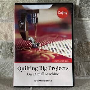 NEW Quilting Big Projects on Small Machine Craftsy DVD